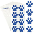 Dog Paw Glitter Temporary Tattoos - 240 Pcs (30 Sheets)
