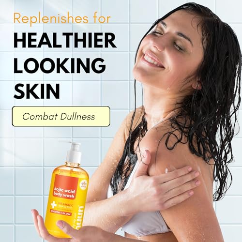 Muun Exfoliating Body Wash - AHA & BHA - Prevent Ingrown Hair Underarm Bikini, Moisturizing, Smoothe & Soften Body Wash - 16.9 Fl Oz/500ml