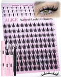 ALICE Manga Lash Clusters Kit 5-14mm Wispy Extensions