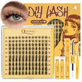 Manga Lash Clusters Kit 120pcs 10-18mm with Bond & Seal