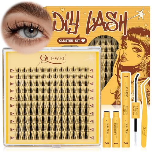 Manga Lash Clusters Kit 120pcs 10-18mm with Bond & Seal