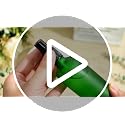 Roshtia 30-Pack Green Frosted Glass Spray Bottles 3.4 oz Refillable Perfume Containers