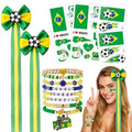 Brazil Soccer Fan Kit – 7-Piece Adult Supporter Accessories Set