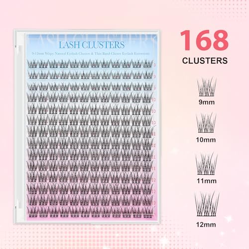 Lash Clusters Eyelash Extension Kit 9-12mm DIY