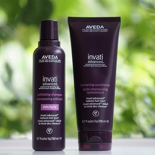 Aveda Invati Advanced Shampoo Rich 6.7 Ounce Conditioner 6.7