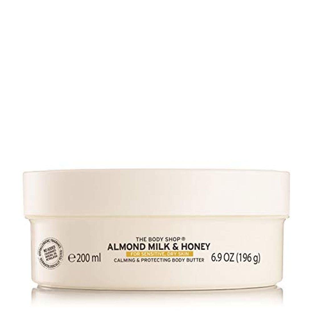 The Body Shop Almond Milk Body Butter - Nourishing & Moisturizing Skincare for Dry and Sensitive Skin – Vegan - 6.75 Oz