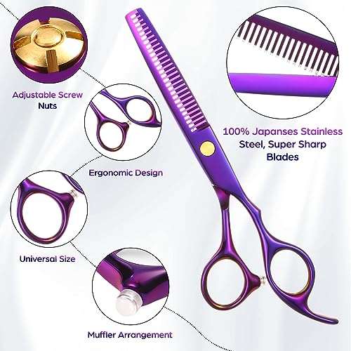 Wenshall Professional Hair Cutting Scissors Set 6.89" - Thinning Shears