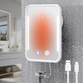 Gospire Heated Fogless Shower Mirror with LED Light & 5000mAh Battery