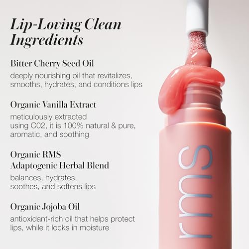 RMS Beauty Legendary Lip Oil - Hydrating High-Shine Gloss 0.17 oz