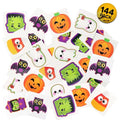 144 Halloween Temporary Tattoos for Kids, 6 Designs