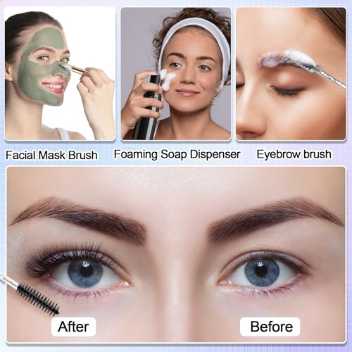 150 Pcs Eyelash Extension Aftercare Kit with Shampoo Bottles