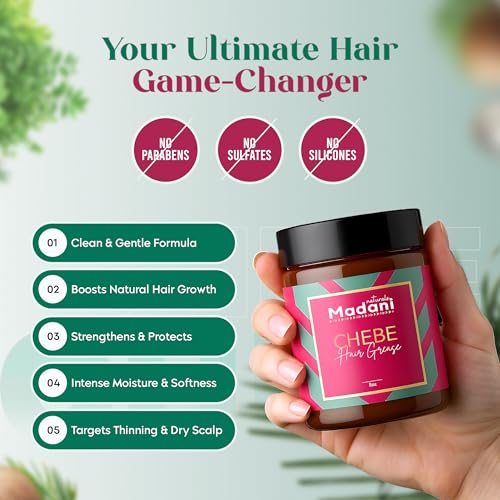 Chebe Hair Growth Grease with Rosemary Oil - Vegan Moisturizer