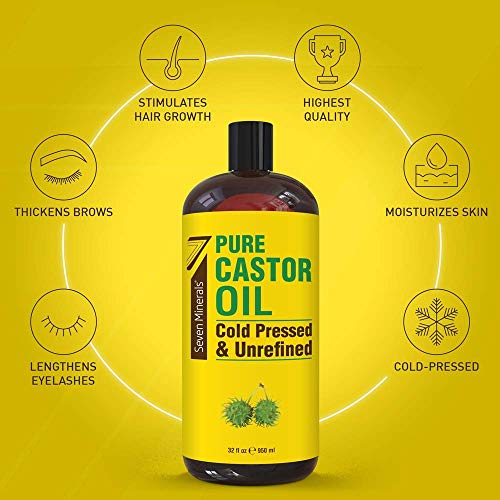 Seven Minerals Pure Castor Oil & Organic Vegetable Glycerin