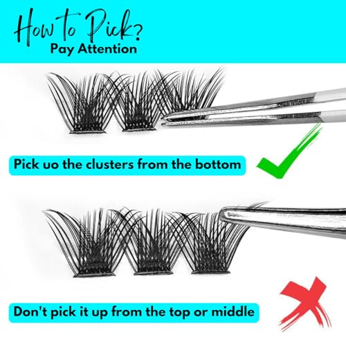Lash Clusters Natural Look 9-16mm D Curl 140 pcs