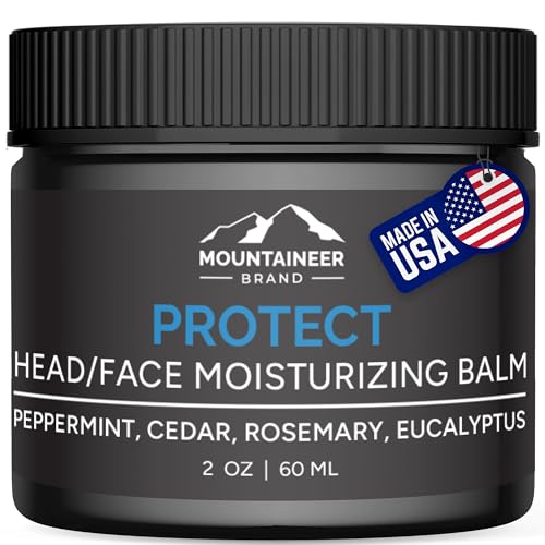 Mountaineer Brand Natural Head & Face Balm for Men, 2oz