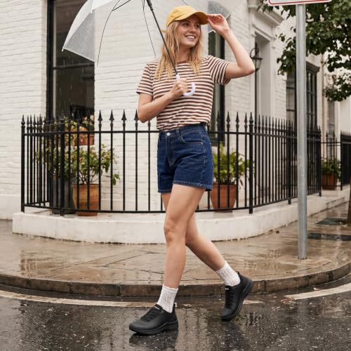 HISEA Women's Waterproof Walking Sneakers | Lightweight Anti-Slip Rain Shoes