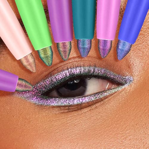 Chameleon Eyeliner Pencil Set 6 Pack - Color Shifting Multichrome