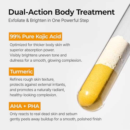 Dr.Melaxin Kojic Acid Turmeric Body Exfoliator Spray 6.76oz