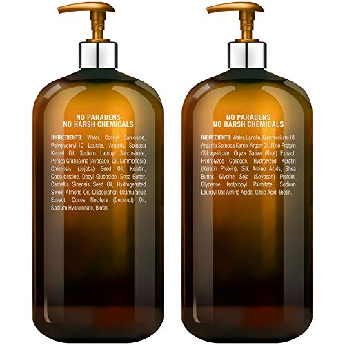 Majestic Pure Argan Oil Shampoo & Conditioner Set - 2 x 16 fl oz