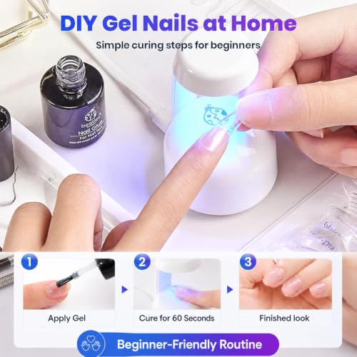 Beetles Mini UV LED Nail Lamp for Gel Polish - Portable 5W Flash Curing Light