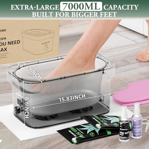 BUMPLYBEE 7000ml Paraffin Wax Machine for Hands & Feet Kit