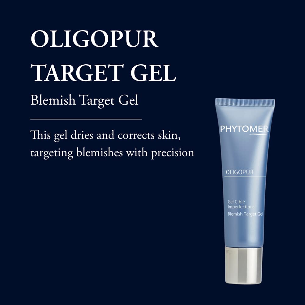 PHYTOMER OLIGOPUR Blemish Target Gel | Anti-Blemish Gel to Promote Clearer Skin | Helps Reduce Appearance of Acne Scars | Reduce Redness | 30ml