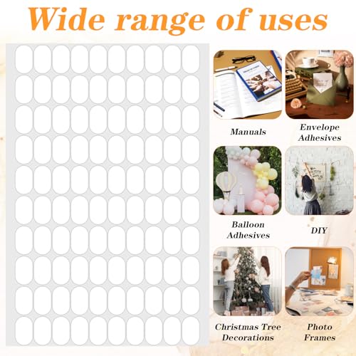 1200Pcs Double Sided Nail Sticky Tack - Clear Nail Stand Adhesive Tabs LXUEJIE