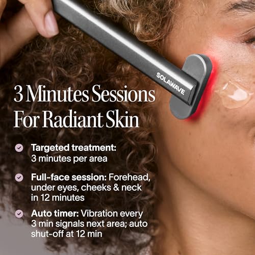 Solawave 4-in-1 Red Light Therapy Wand Charcoal