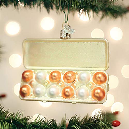 Old World Christmas Ornaments Egg Carton Glass Blown Ornaments for Christmas Tree