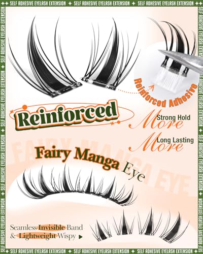 Self Adhesive Lash Clusters - Anime Manga Wispy 10-16mm