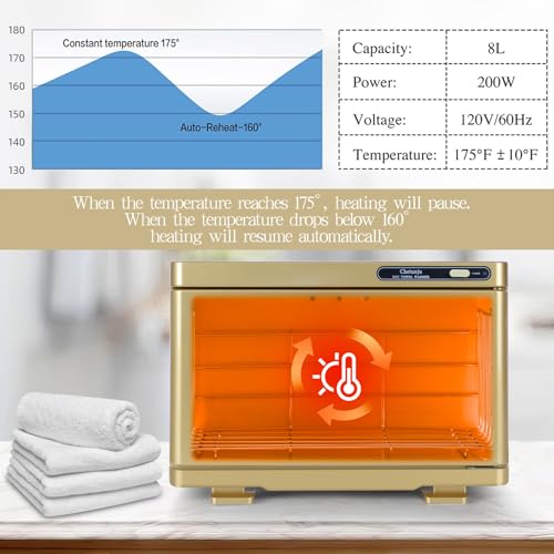 8L Towel Warmer Cabinet for Spa & Salon