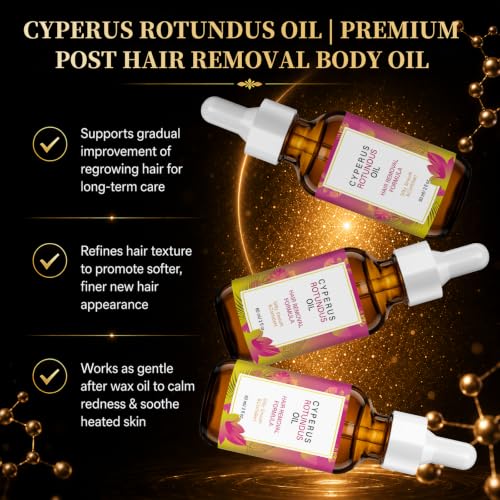 Cyperus Rotundus Oil for Hair Removal - 100% Pure Moisturizing Oil