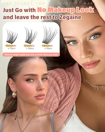 Short Lash Clusters 10-12-14MM Natural Eyelash Extensions
