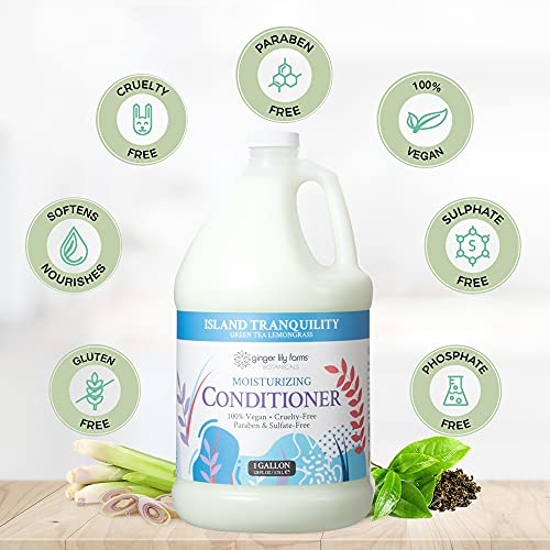 Ginger Lily Farms Moisturizing Conditioner for Dry Hair, 1 Gallon
