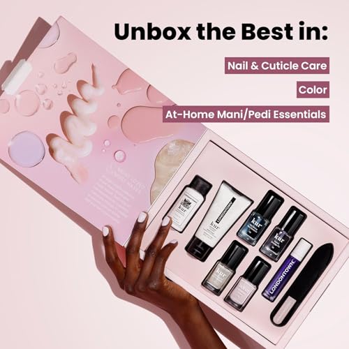 LONDONTOWN Complete Nail Polish Set - 8-Piece Manicure Kit