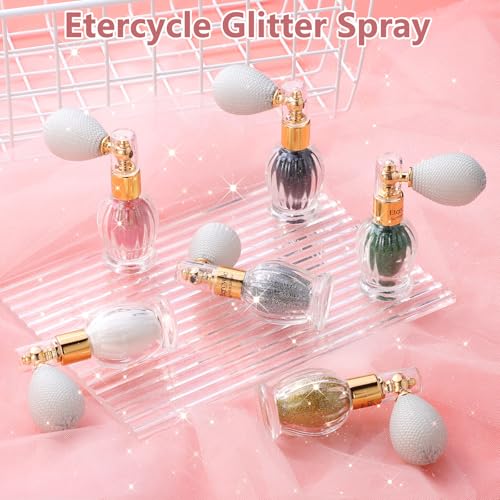 Etercycle Silver Body Glitter Spray - Face & Hair Shimmer