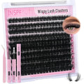 80D Wispy Lash Clusters Kit 8-16mm with Bond & Tweezers