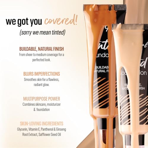 L.A. Girl Tinted Foundation Tawny GLM759 - Pack of 2