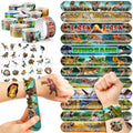 Dinosaur Party Favors 72 Pack - Slap Bracelets & Tattoos