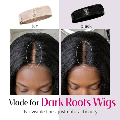 Dreamlover Black Wig Grip Band for Hijab & Half Wigs Non-Slip Headband
