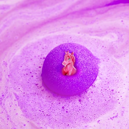 Large Unicorn Surprise Bath Bomb with Collectible Toy - 100g