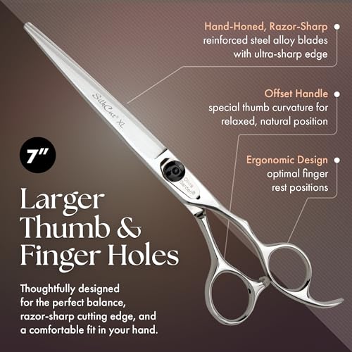 Olivia Garden SilkCut Professional Shear & Thinner Set with Case