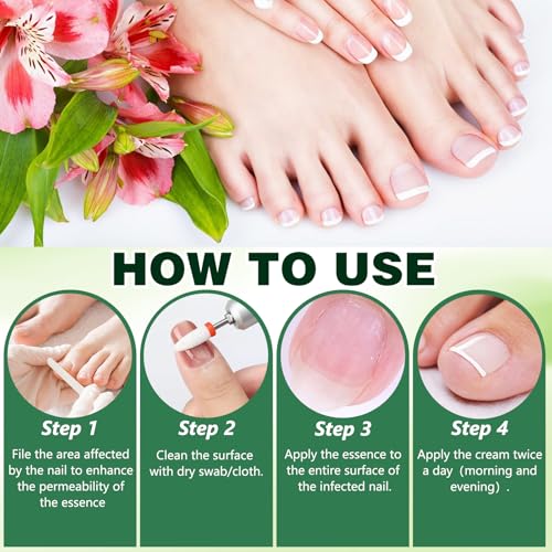 Natural Nail Repair Gel with Olive Oil & Tea Tree - 2pc Set