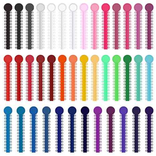 1040 Pcs Multi-Color Rubber Bands, Orthodontic Ligature Ties Kit - O-rings Braces Dental Ties for Orthodontic Procedures and Dental Braces (40 items)