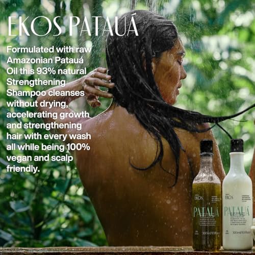 Natura - Ekos Patau? Hair Anti-Breakage Re-Strengthening Shampoo - Prevent Hair Loss - Fortify Roots & Strands - Vegan Hair Care - Brazilian Beauty Secrets - Personal & Self Care - 10.1 fl oz (300ml)