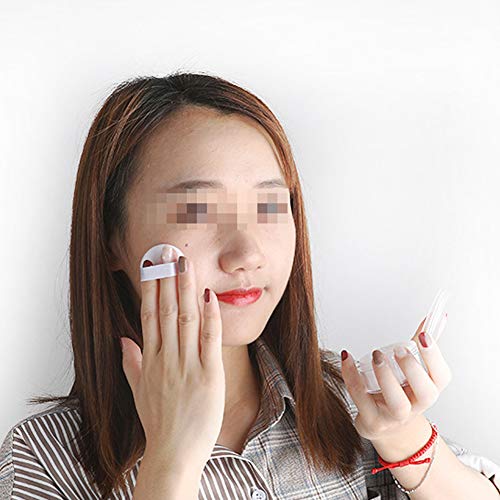 2Pc 50g Refillable Loose Powder Container with Sifter