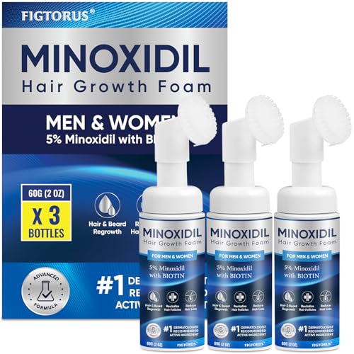 5% Minoxidil Foam for Hair Growth - Men & Women