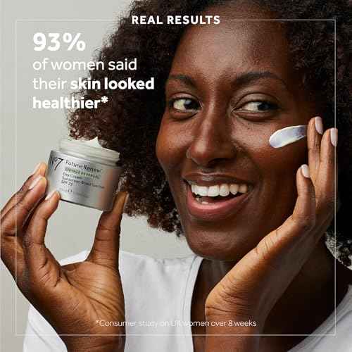 No7 Future Renew Damage Reversal Face Cream with SPF 25 - Anti Aging Face Moisturizer with Skin Firming Benefits - Formulated with Peptide Technology to Protect, Repair & Intensely Hydrate (1.69 Oz)