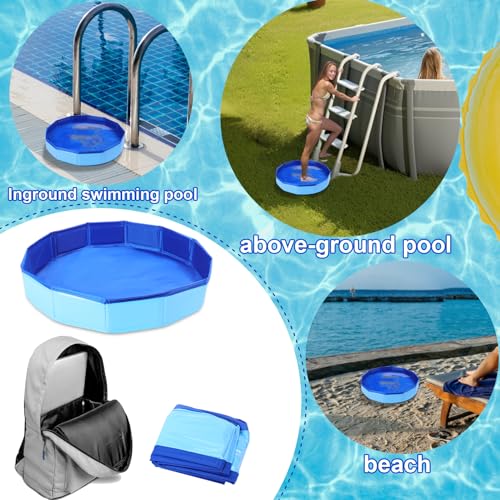 Portable Foldable Pool Foot Bath for Clean Feet - 19 Inch