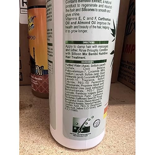 Silicon Mix Bambu Shampoo & Treatment 16oz & Leave-in 8oz & Polisher 4oz ¡°Set¡±